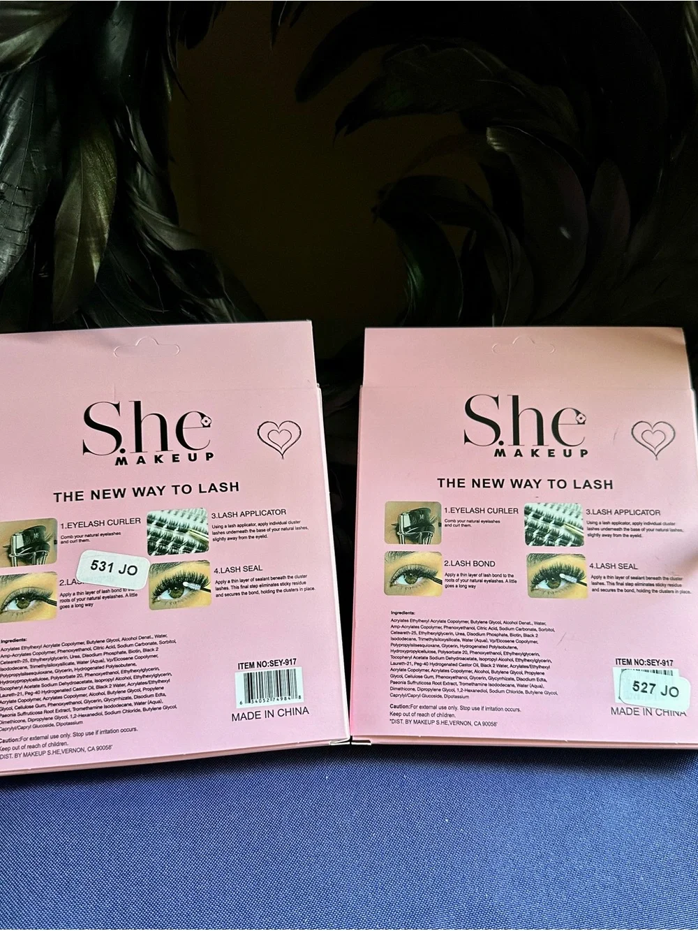 2 She Makeup LuxeLook DIY Cluster Eyelash Extensions - brand new